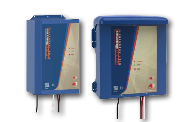 Mori Raddrizzatori | Power Switch | serie PSW monofase e<br />
trifase con pompa per<br />
insufflazione aria in<br />
batteria